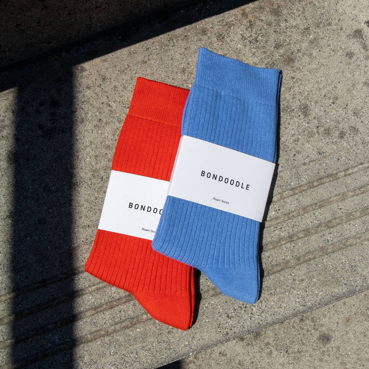 Everyday Cotton Crew Socks in Tomato