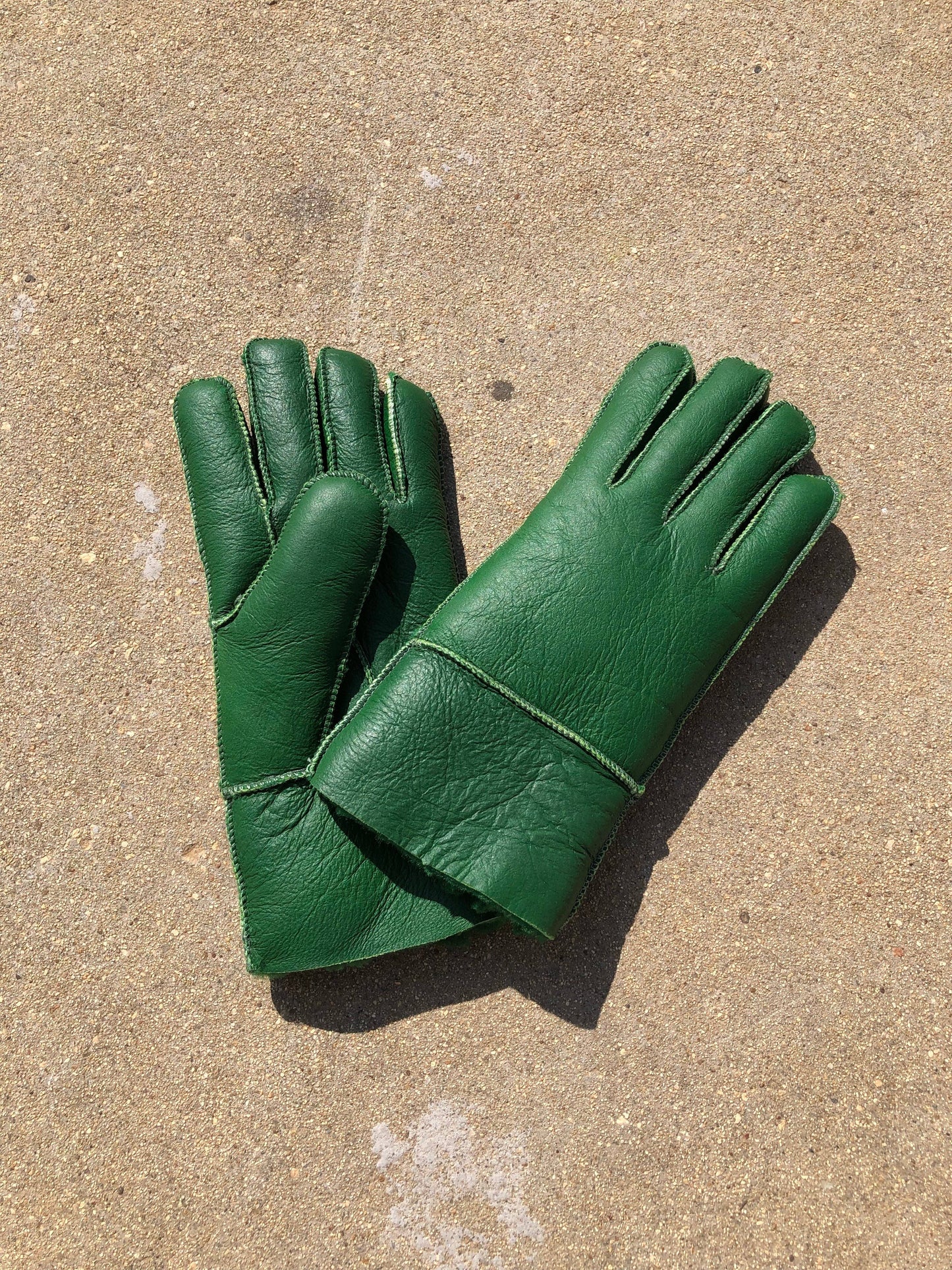 LEATHER SHEARLING GLOVE