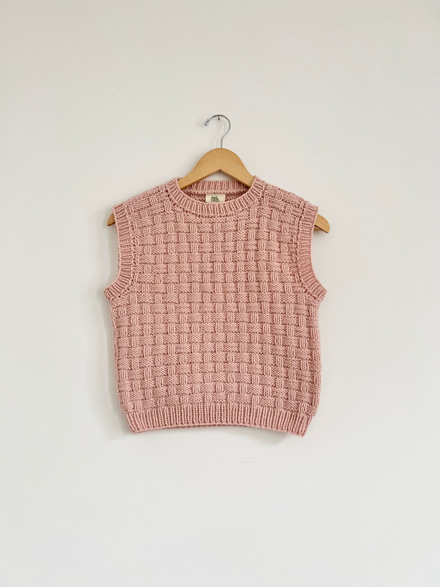 Hand knit vests by Upcycle