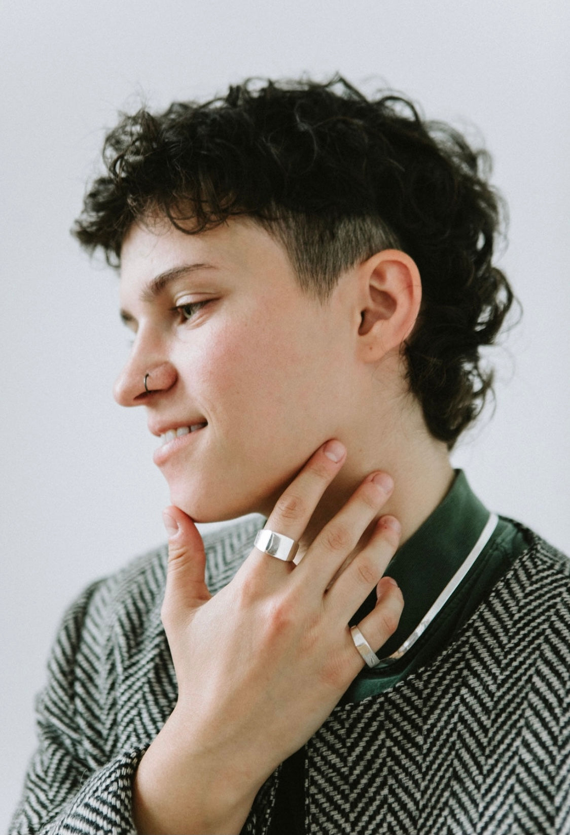 Square Sterling Silver Signet Ring