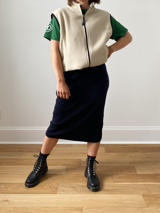 Vintage wool skirt (28”)